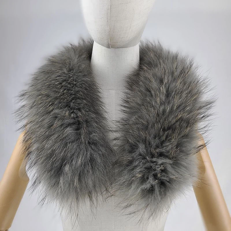 Raccoon Fur Shawl dab tshos