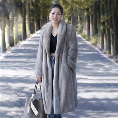 Ntev Mink Coat Womens